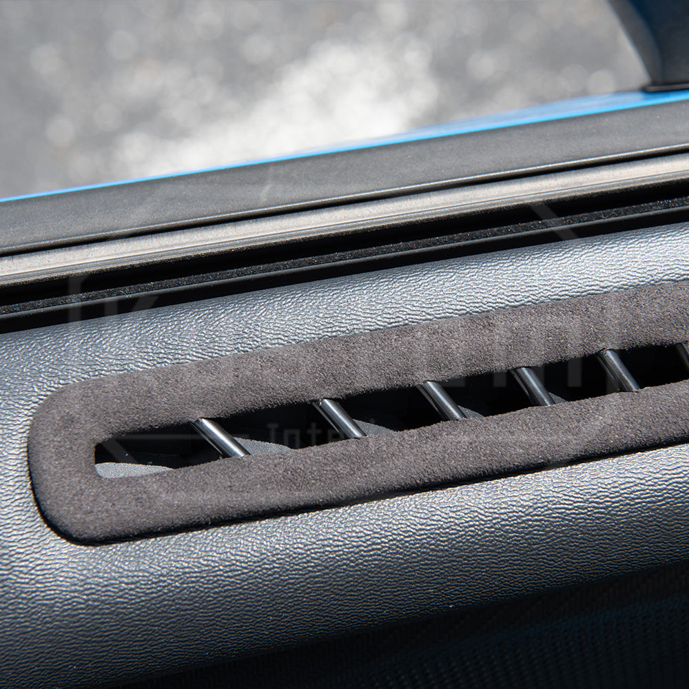2024+ Ford Mustang Suede Leather Side Window Air Vent Trim