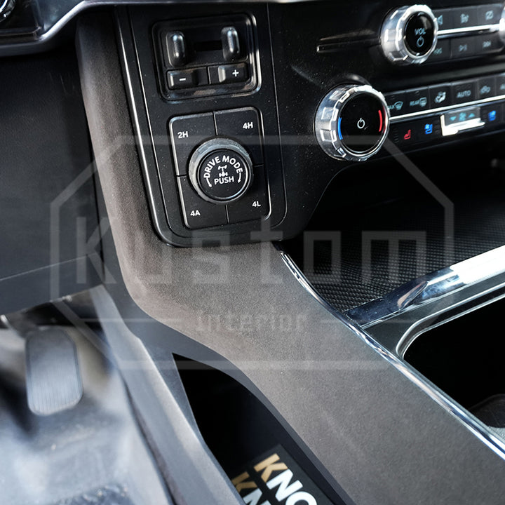 2021+ Ford F-150 Alcantara Gear Side Panel Cover