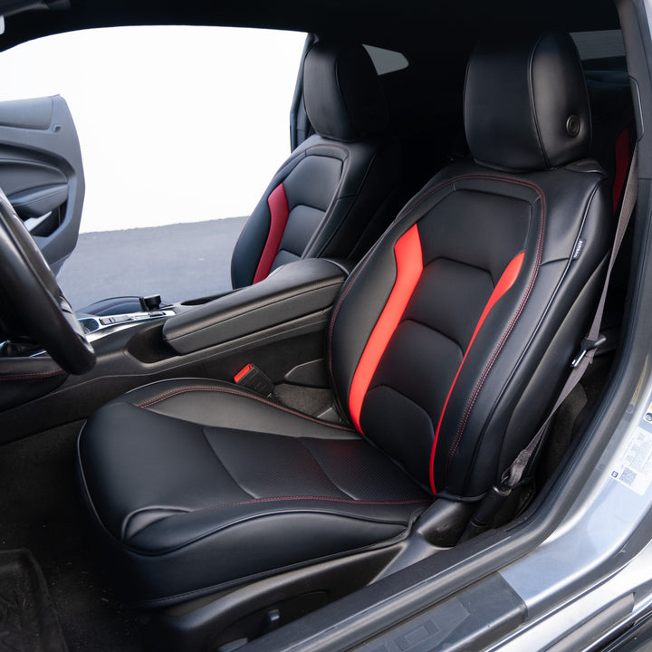 6th Gen Camaro Coupe Custom Leather Seat Covers