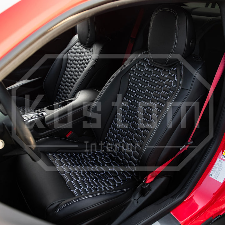 6th Gen Camaro Recaro Custom Leather Seat Covers