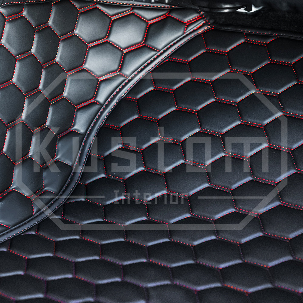 2022+ Toyota GR86 / Subaru BRZ Honeycomb Leather Floor Mat Liners