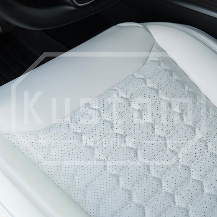 2016+ Tesla Model X Premium Custom Leather Seat Covers