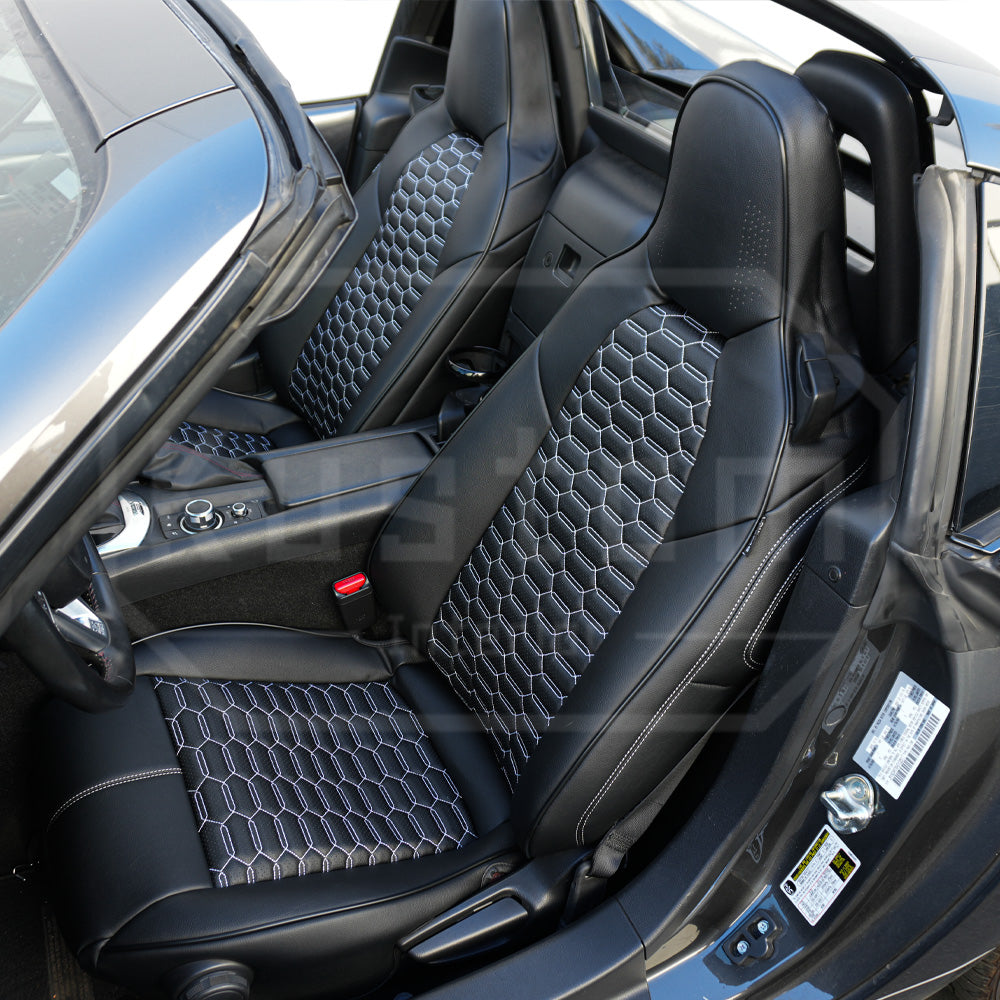 2016-25 Mazda Miata MX-5 Leather Seat Covers (Custom Order)