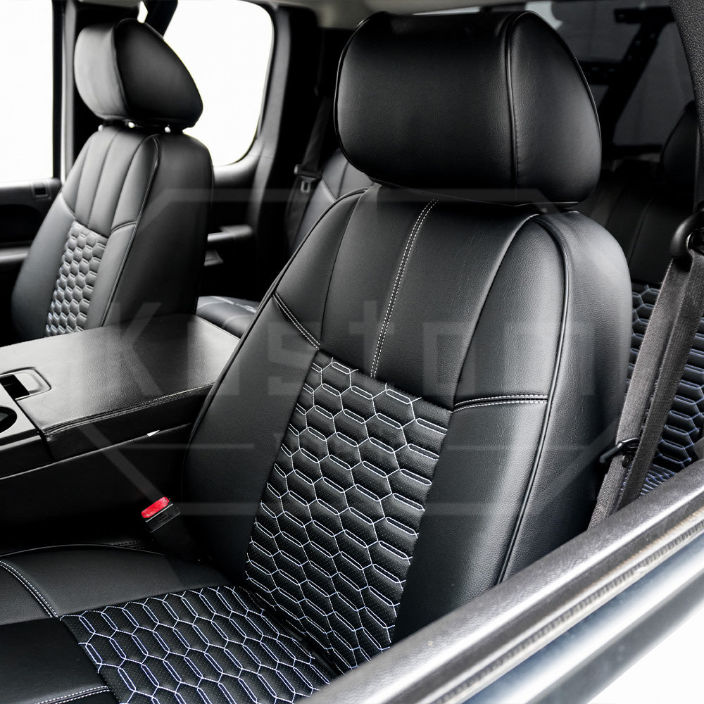2007-13 Chevrolet Silverado Custom Leather Seat Covers