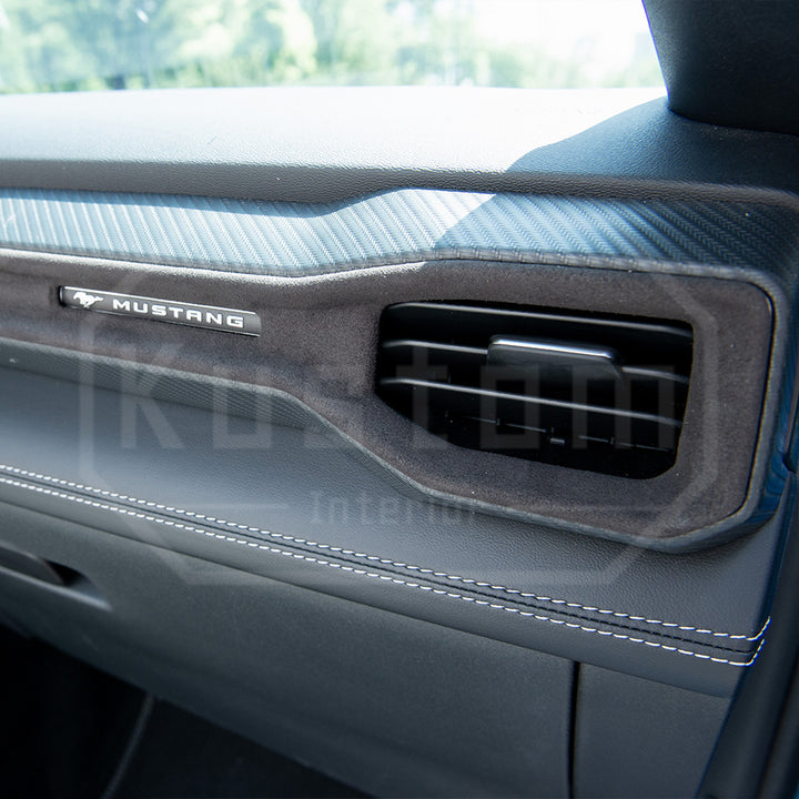 2024+ Ford Mustang S650 Suede Leather Air Vent Trim