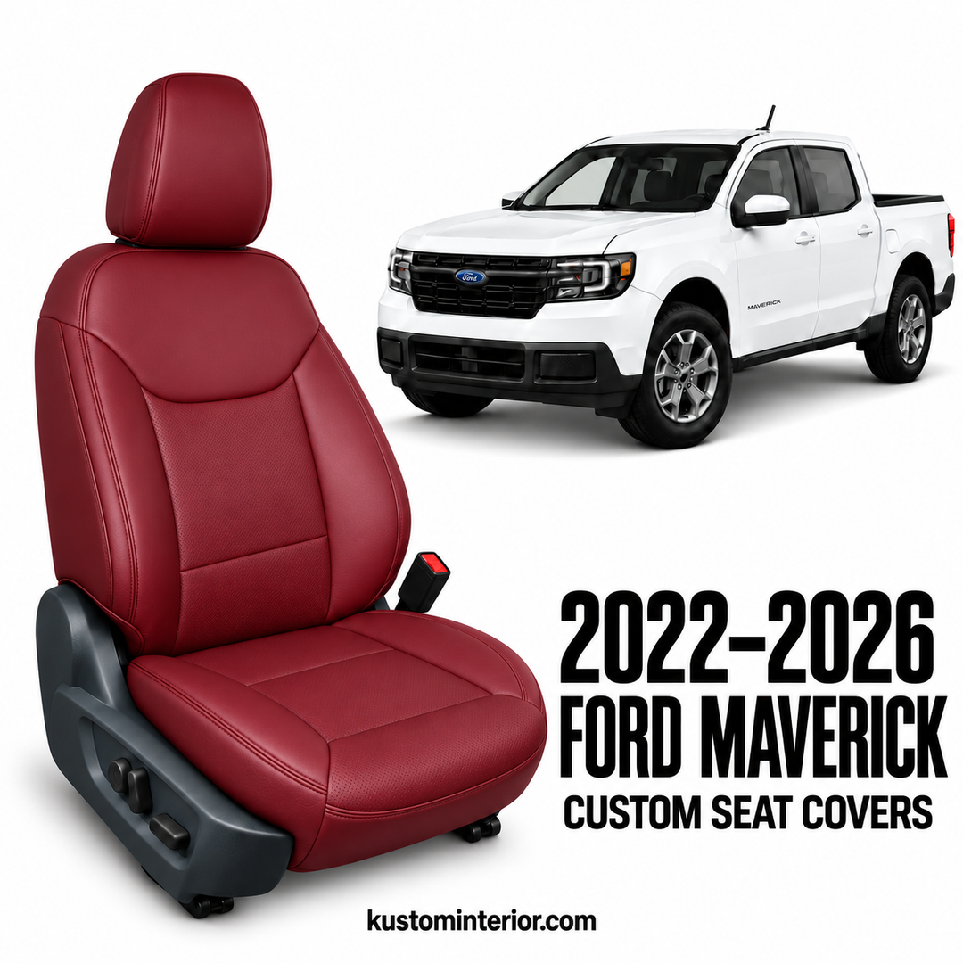 2022-2026 Ford Maverick Leather Seat Covers (Custom Order)