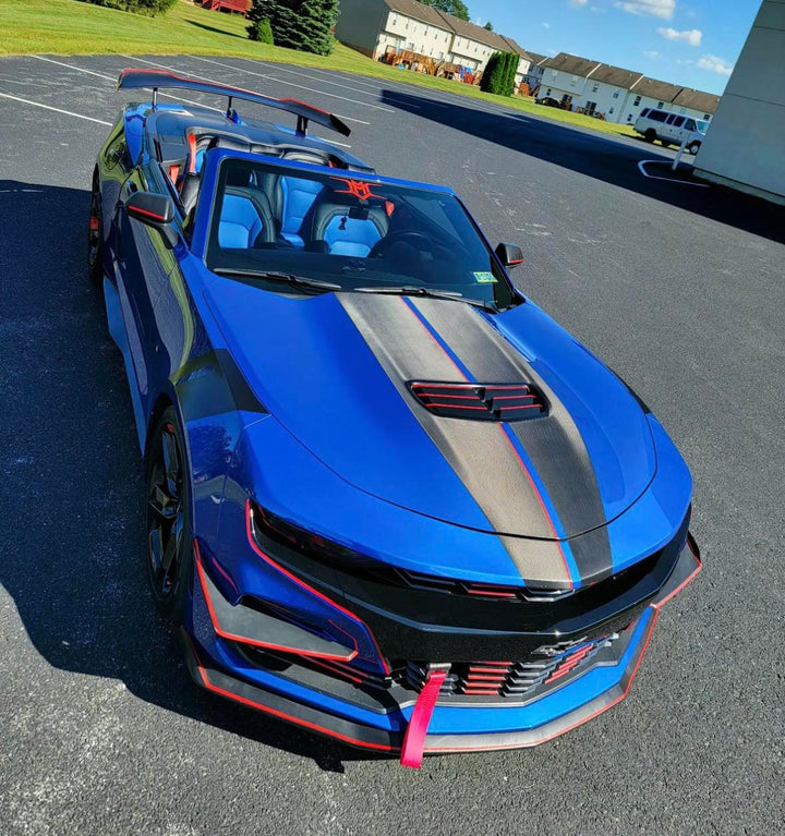 6th Gen Camaro Convertible Custom Leather Seat Covers