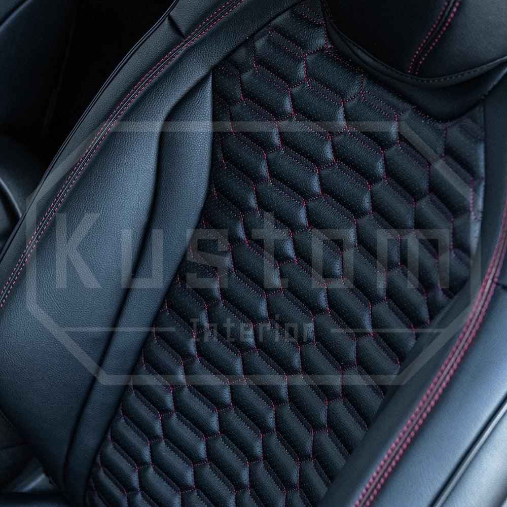 6th Gen Camaro Recaro Custom Leather Seat Covers