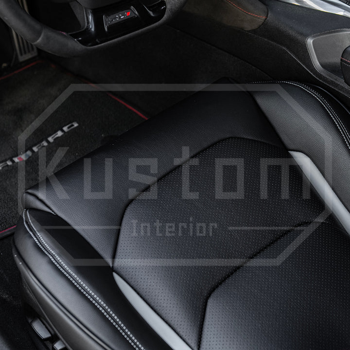 6th Gen Camaro Recaro Custom Leather Seat Covers