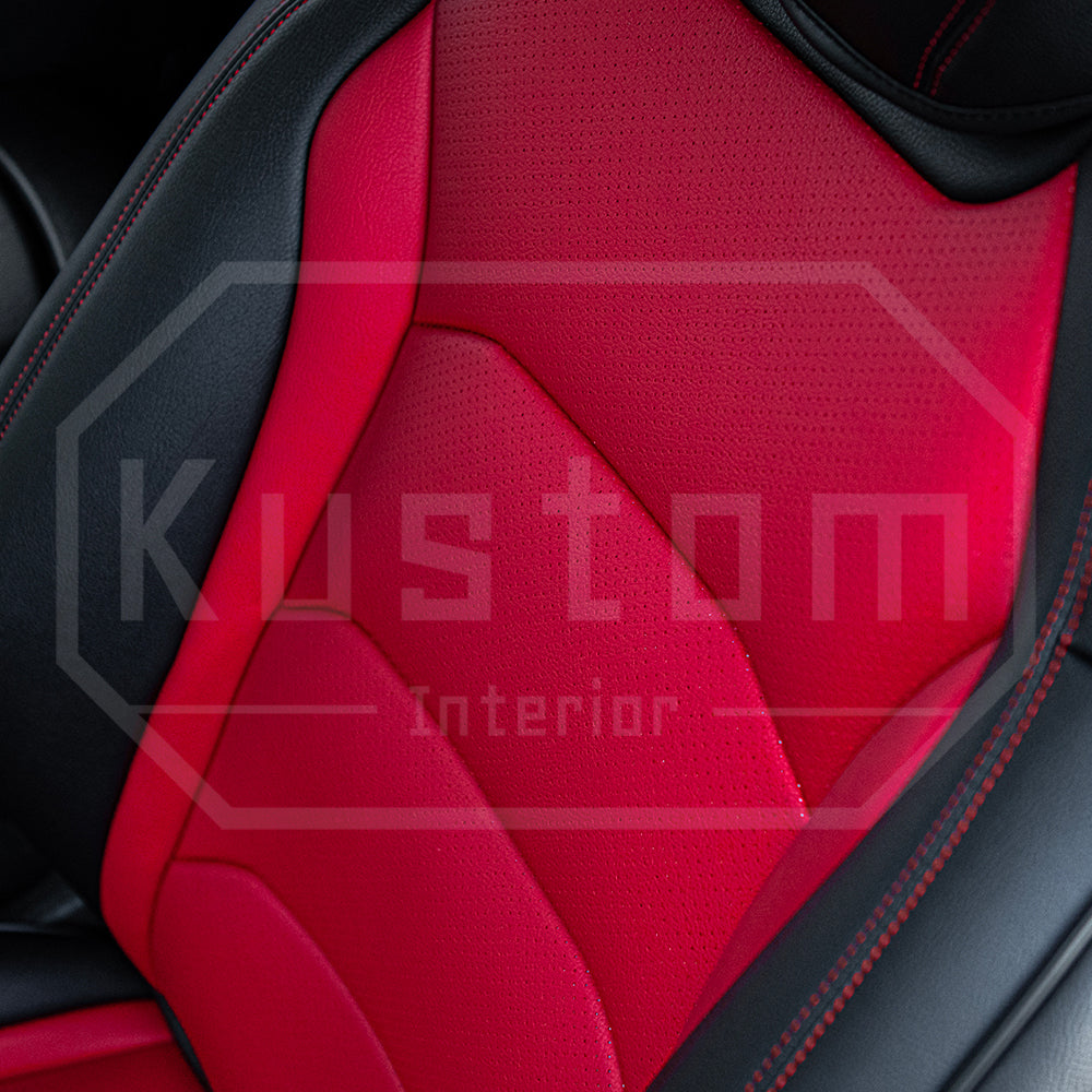 6th Gen Camaro Recaro Custom Leather Seat Covers