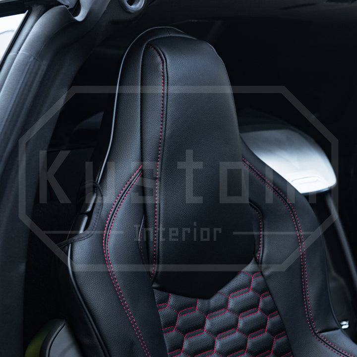 Corvette C8 Custom Leather Seat Covers