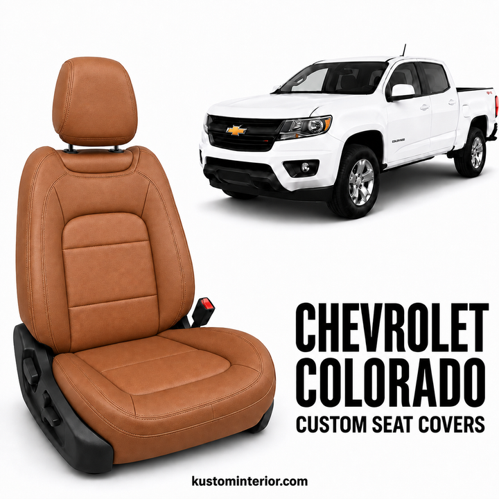 2015-22 Chevrolet Colorado Premium Custom Leather Seat Covers