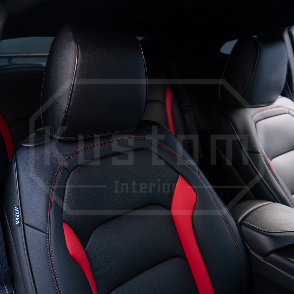 6th Gen Camaro Coupe Custom Leather Seat Covers