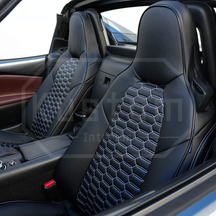 2016-25 Mazda Miata MX-5 Leather Seat Covers (Custom Order)