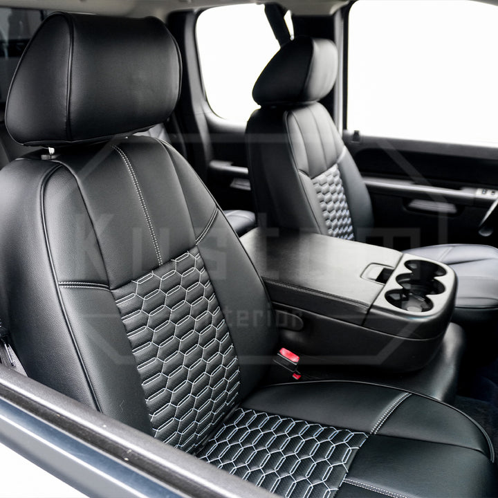 2007-13 Chevrolet Silverado Custom Leather Seat Covers