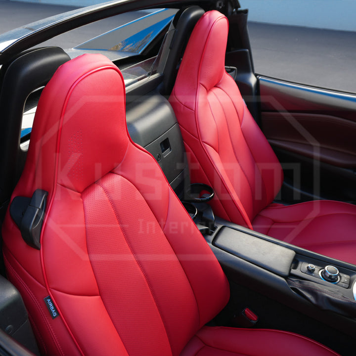 2016-25 Mazda Miata MX-5 Leather Seat Covers (Custom Order)