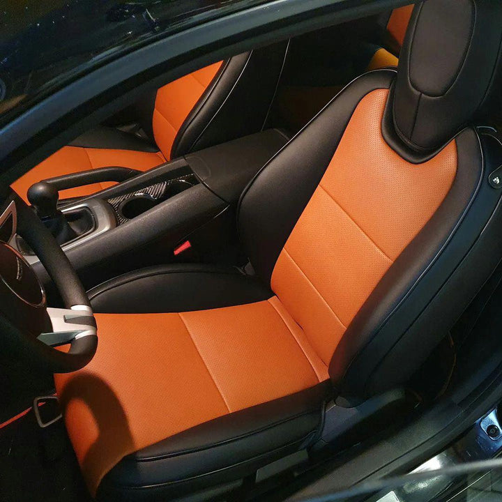 5th Gen Camaro Coupe Custom Leather Seat Covers