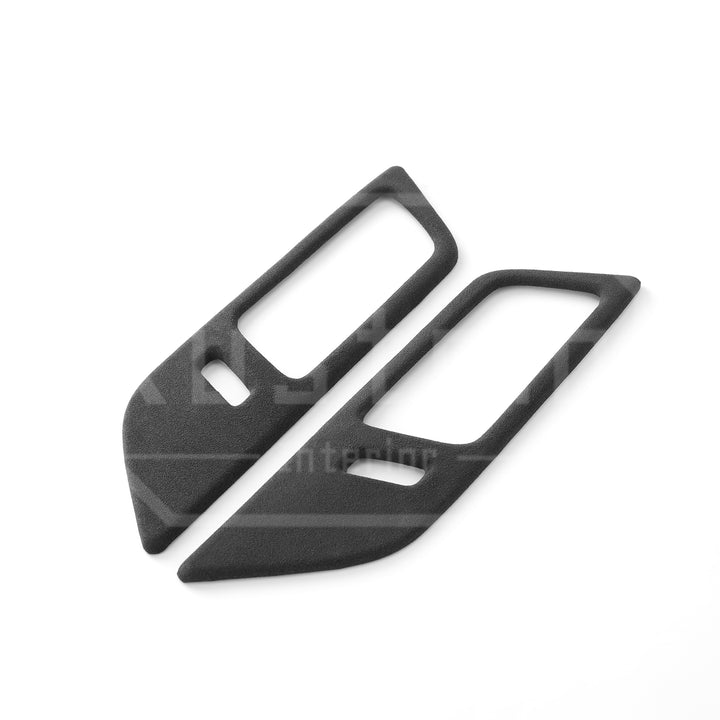 2024+ Ford Mustang Suede Leather Door Handle Lock Switch Trim