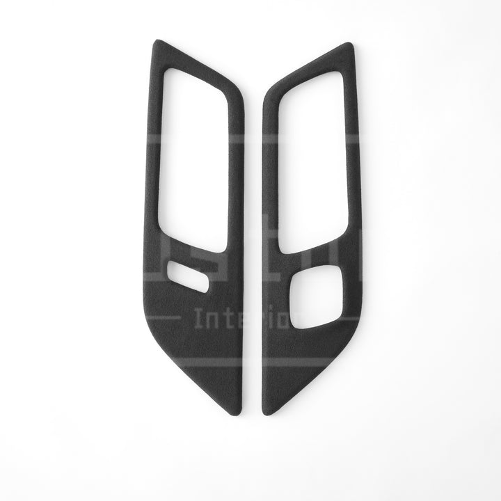 2024+ Ford Mustang Suede Leather Door Handle Lock Switch Trim