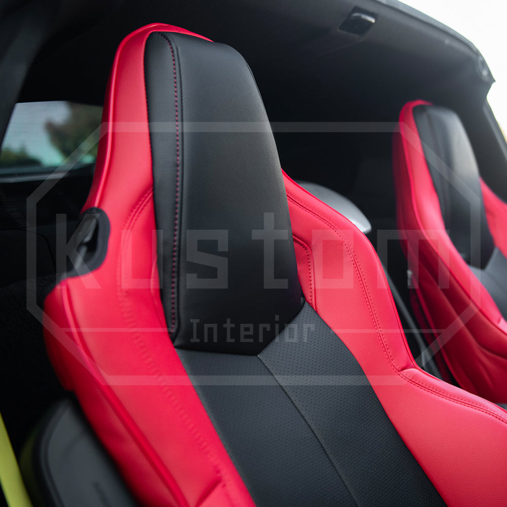 Corvette C8 Custom Leather Seat Covers