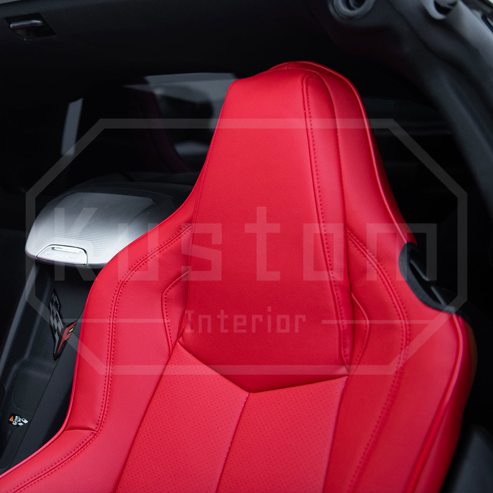 Corvette C8 Custom Leather Seat Covers