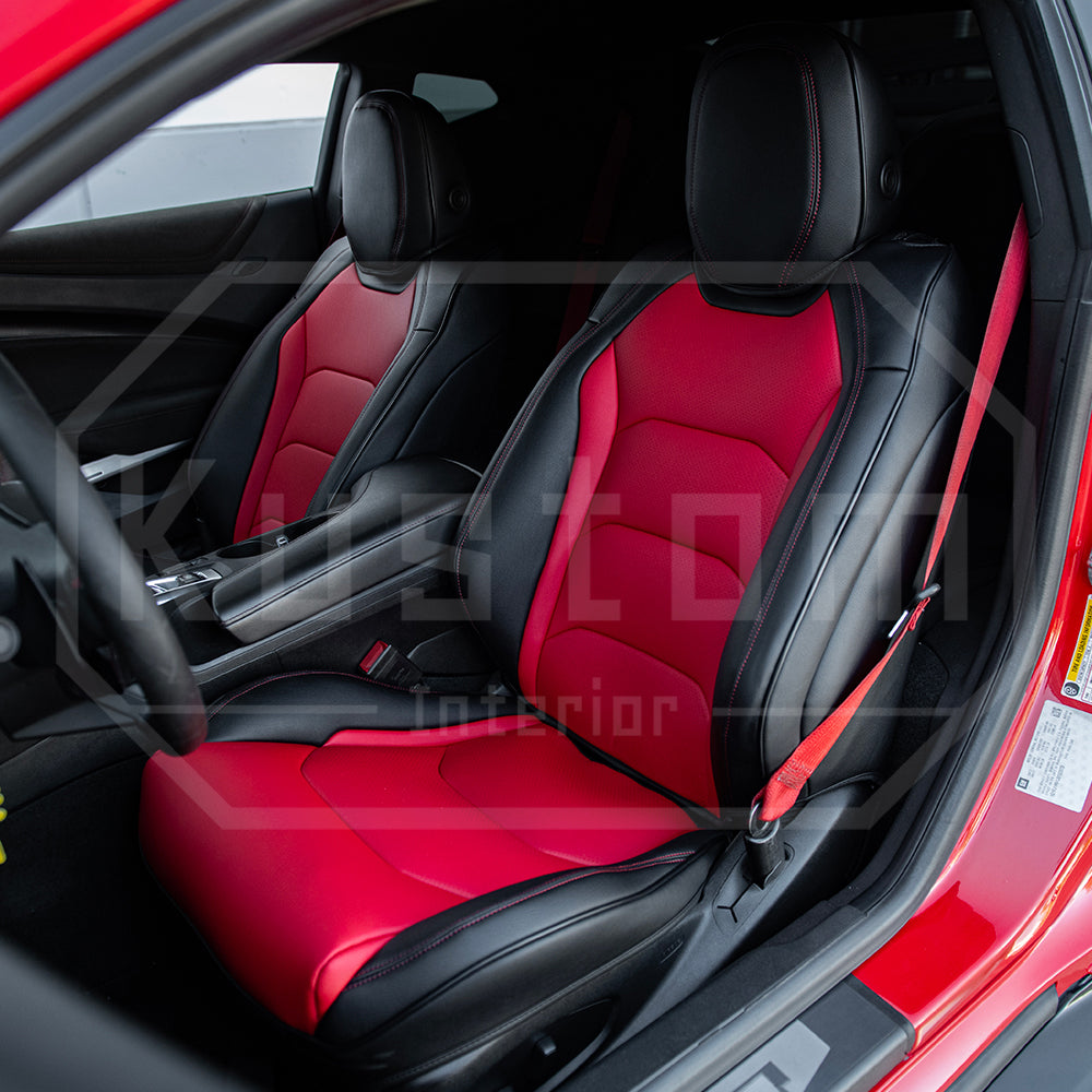 6th Gen Camaro Recaro Custom Leather Seat Covers