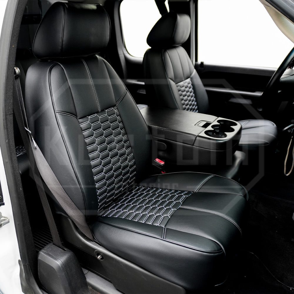 2007-13 Chevrolet Silverado Custom Leather Seat Covers