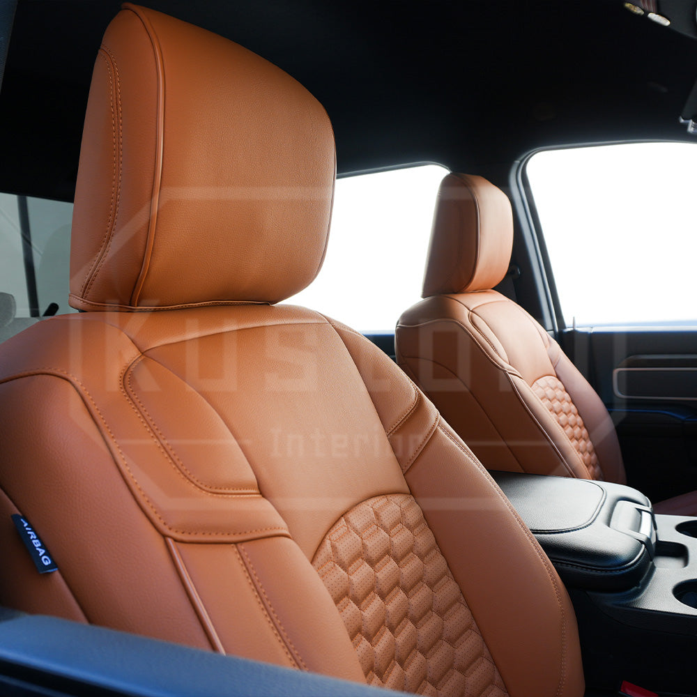 2019+ Dodge Ram 2500 3500 Leather Seat Covers (Custom Order)
