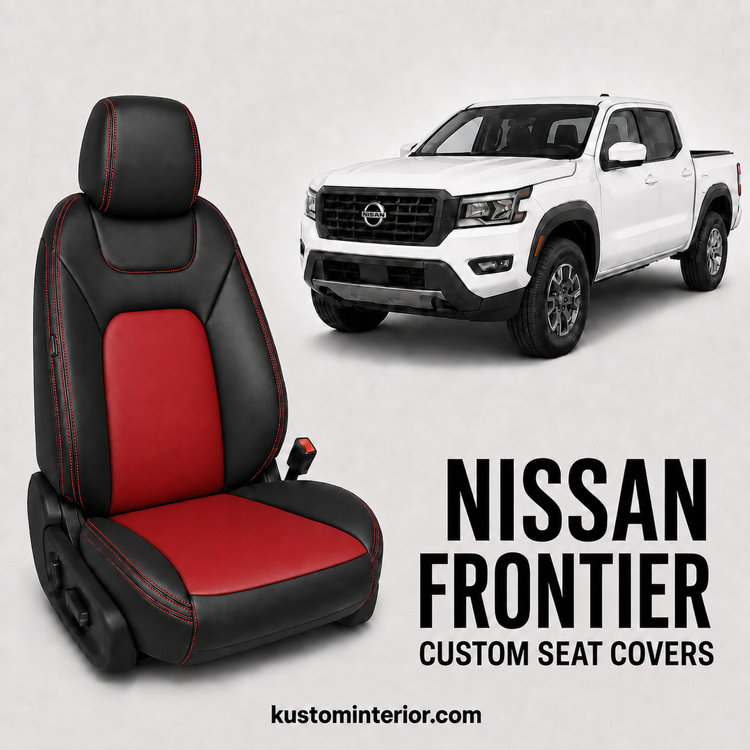 2022-26 Nissan Frontier Premium Custom Leather Seat Covers