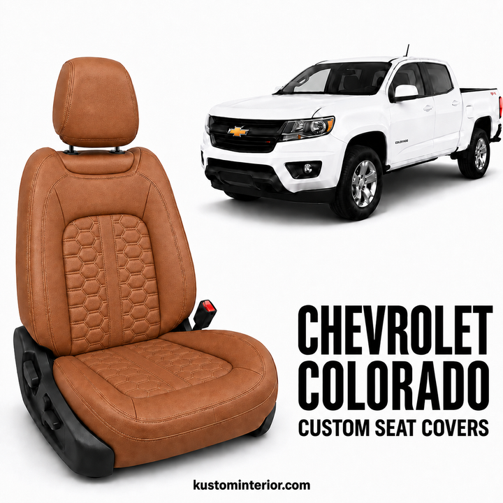 2015-22 Chevrolet Colorado Premium Custom Leather Seat Covers