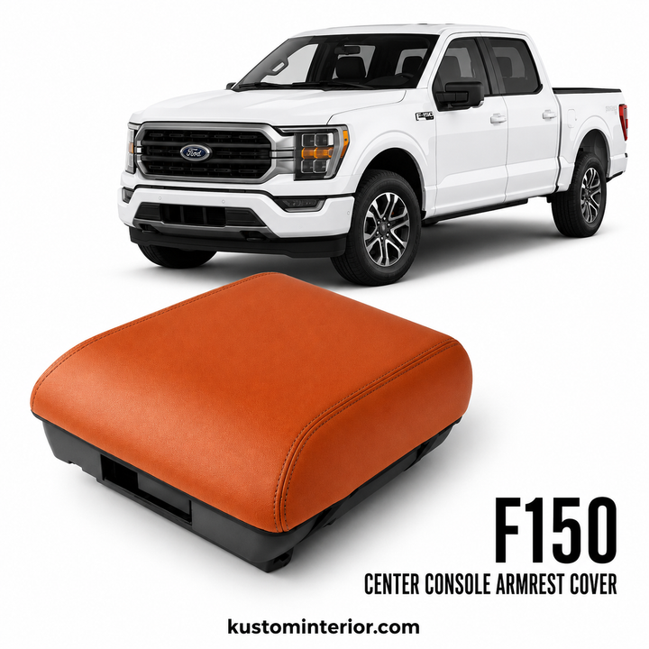 2021+ Ford F150 Center Console Lid Armrest Cover (Custom Order)