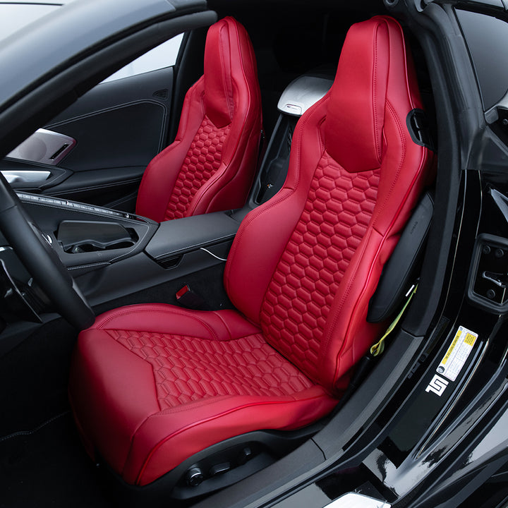 Corvette C8 Custom Leather Seat Covers