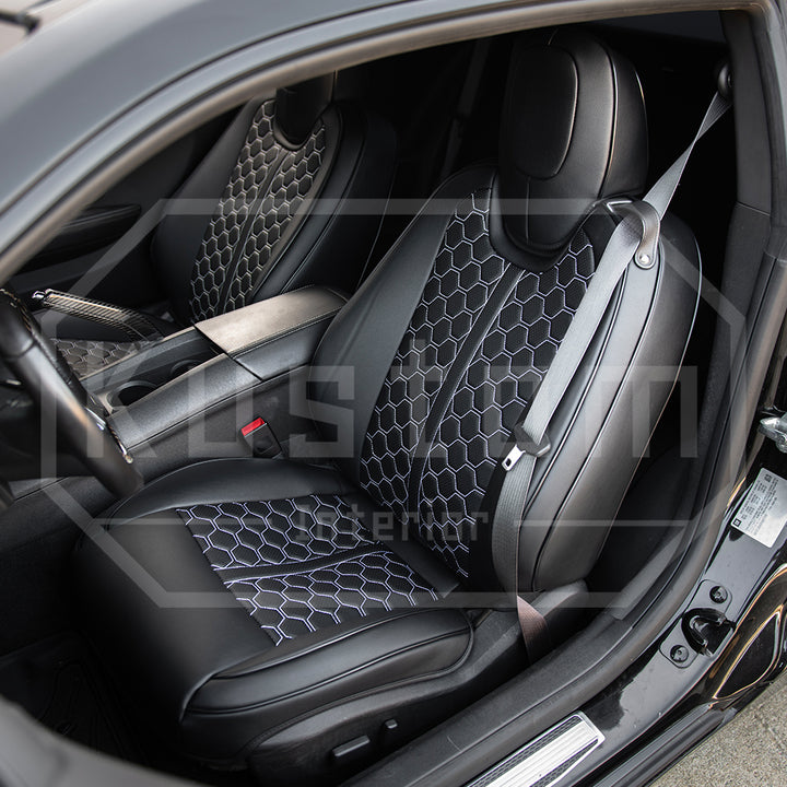 5th Gen Camaro Coupe Custom Leather Seat Covers