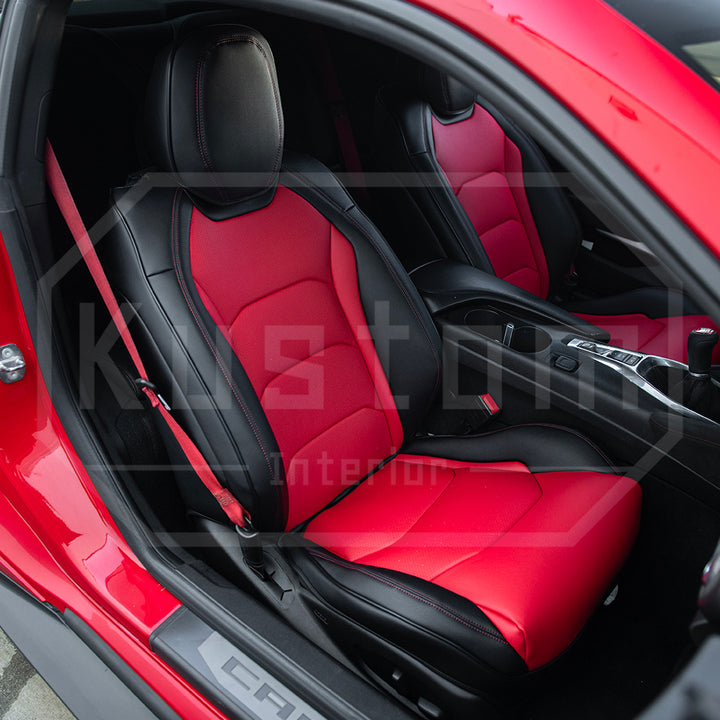 6th Gen Camaro Recaro Custom Leather Seat Covers