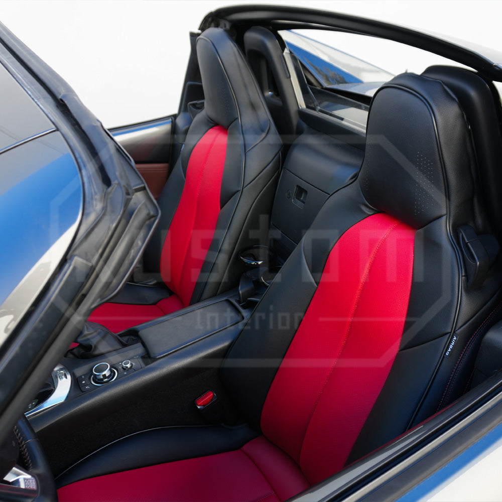 2016-25 Mazda Miata MX-5 Leather Seat Covers (Custom Order)