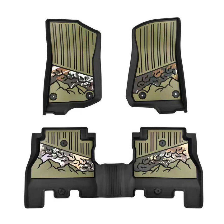 2019+ Jeep Wrangler JL Custom Camouflage Floor Mat Liners