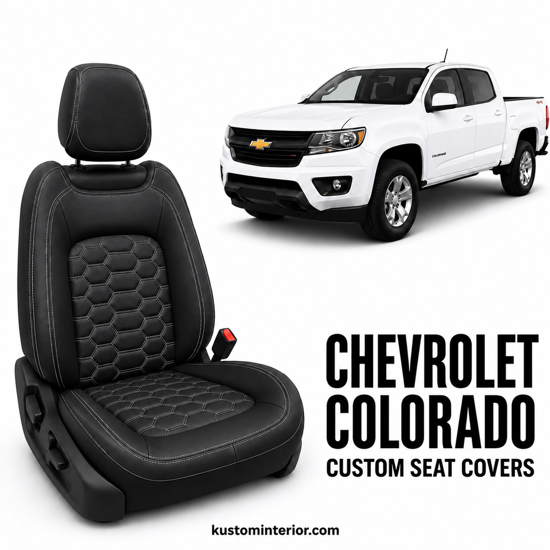 2015-22 Chevrolet Colorado Premium Custom Leather Seat Covers