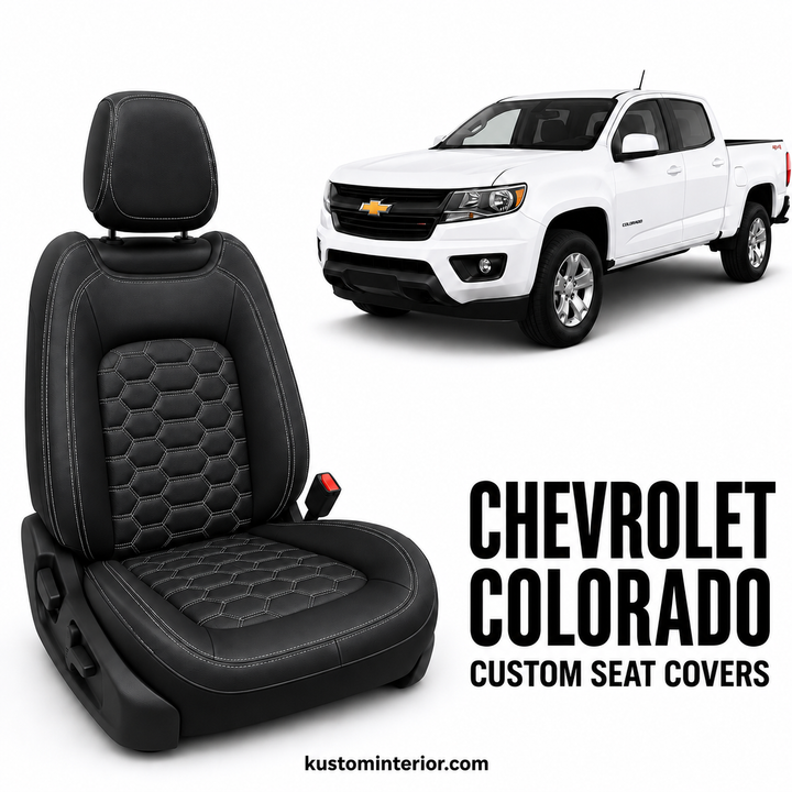 2015-22 Chevrolet Colorado Premium Custom Leather Seat Covers