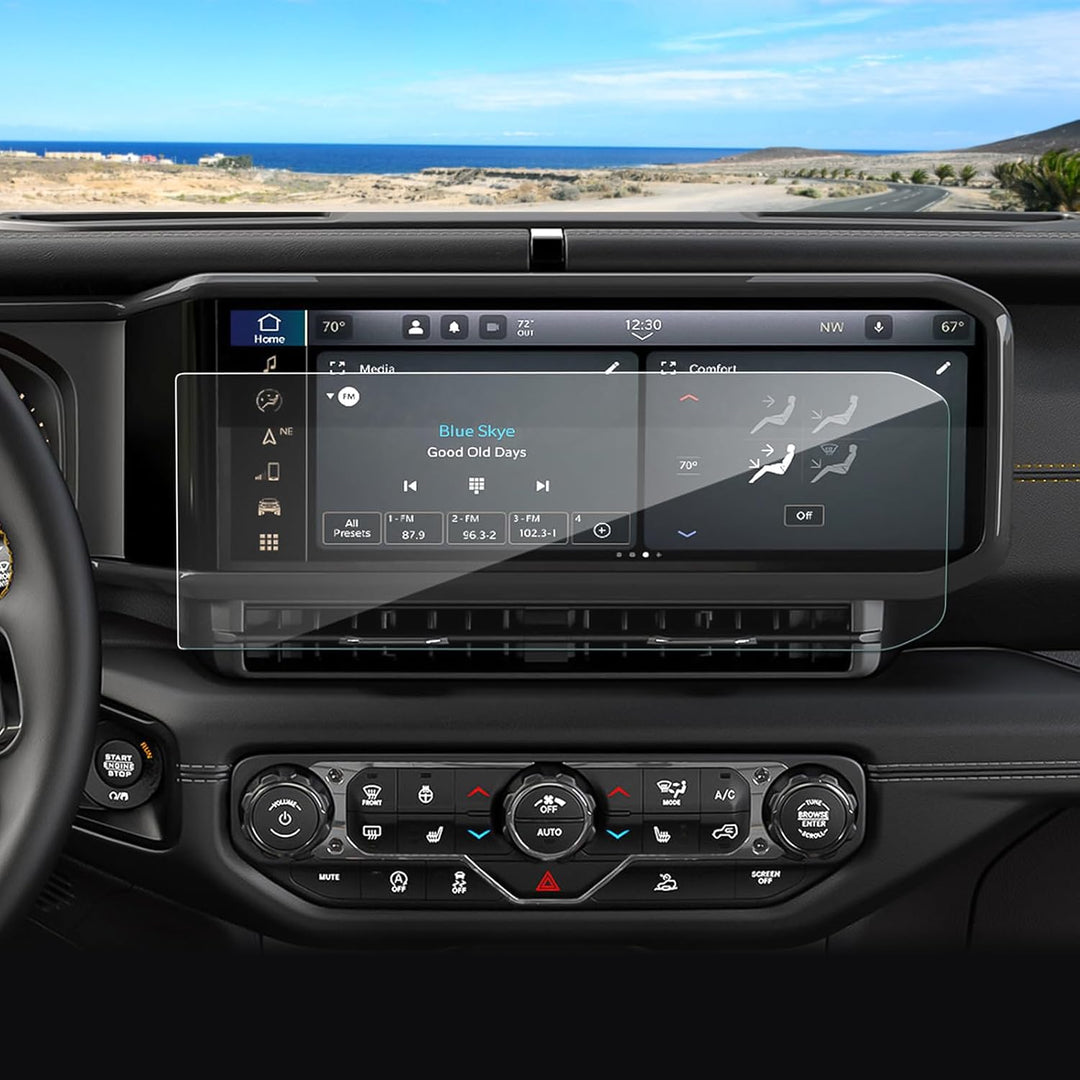 2018+ Jeep Wrangler Display Screen Protection Frame