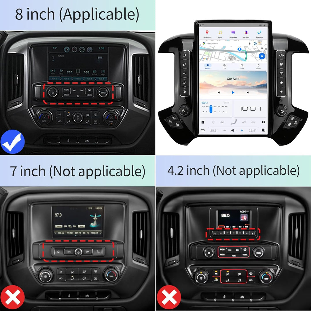 2014-18 Chevrolet Silverado Custom CarPlay Infotainment System