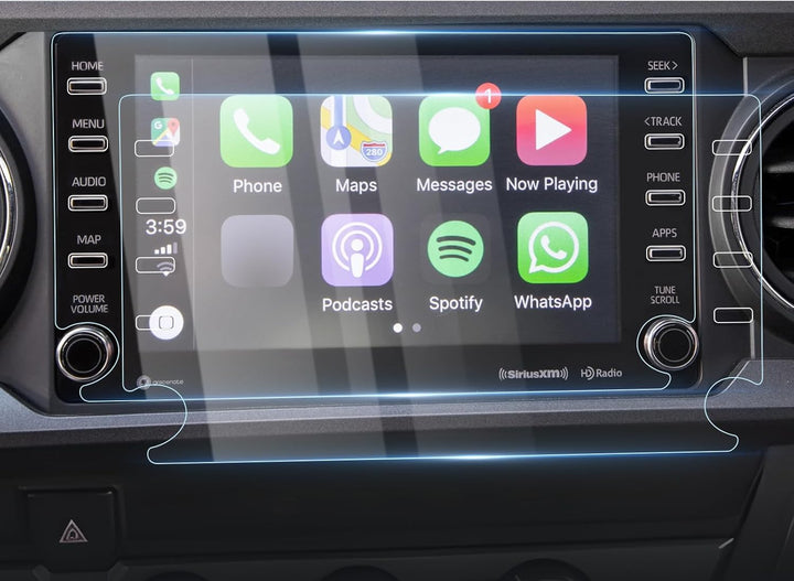 2020-Up Toyota Tacoma Display Screen Protection Frame