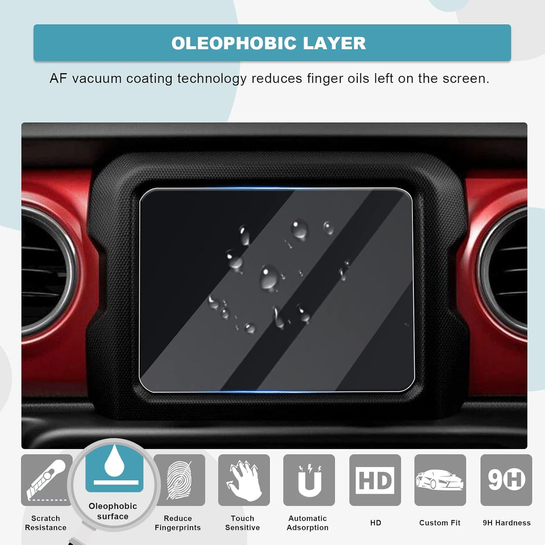 2018+ Jeep Wrangler Display Screen Protection Frame