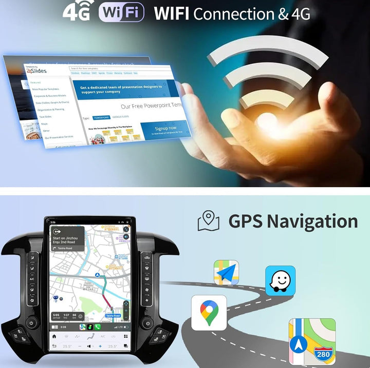 2014-18 Chevrolet Silverado Custom CarPlay Infotainment System