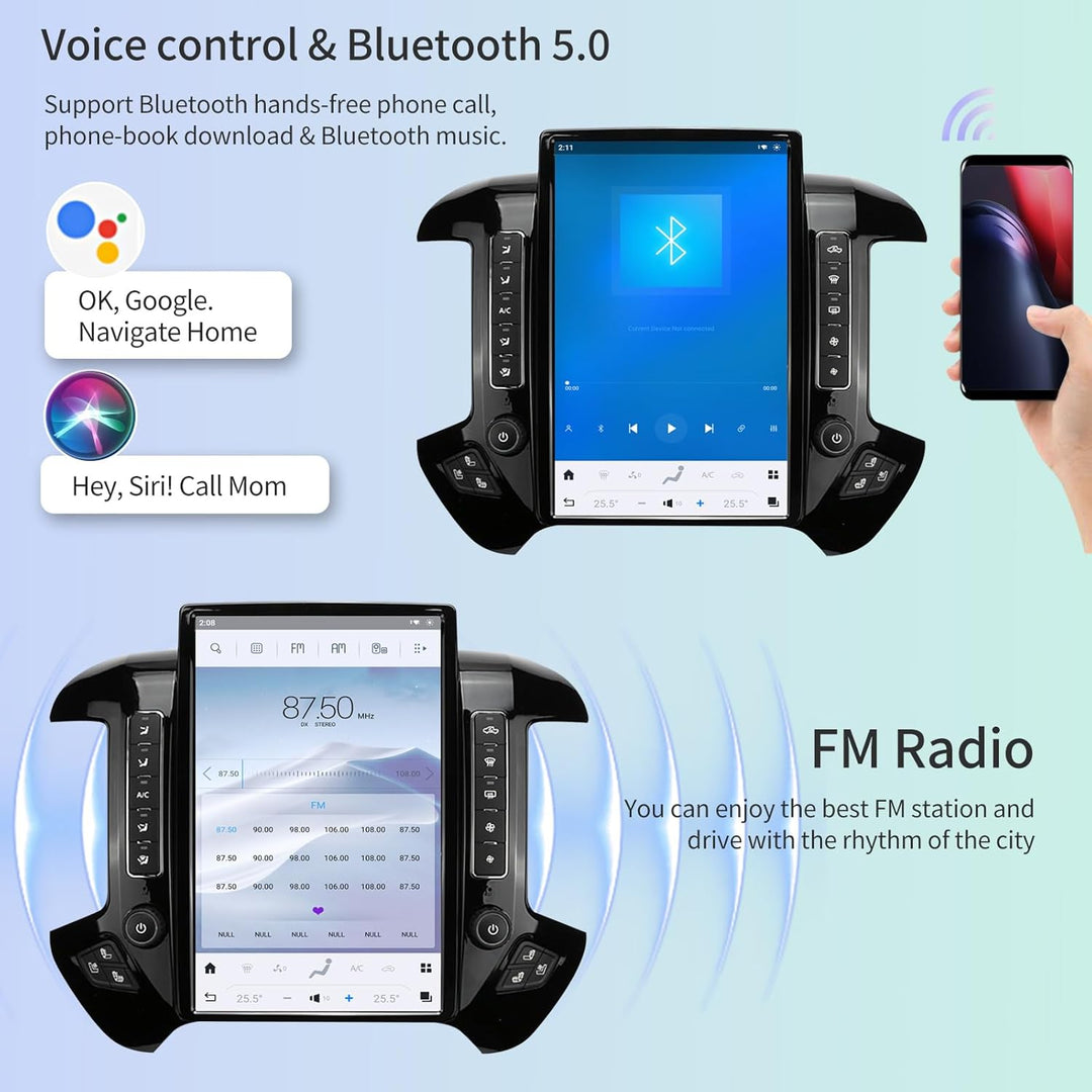 2014-18 Chevrolet Silverado Custom CarPlay Infotainment System