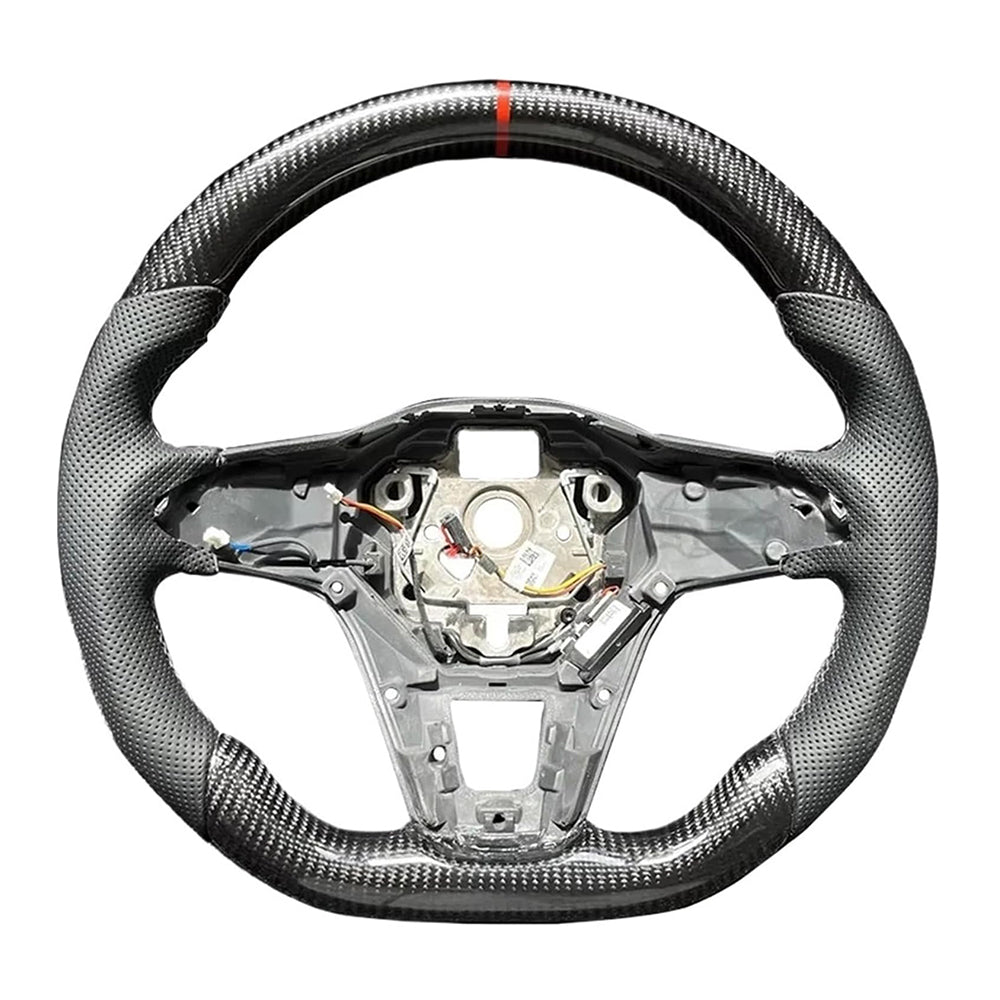 2022+ Volkswagen Golf GTI Custom Carbon Fiber Steering Wheel