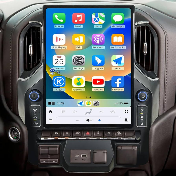2019+ Chevrolet Silverado Custom CarPlay Infotainment System