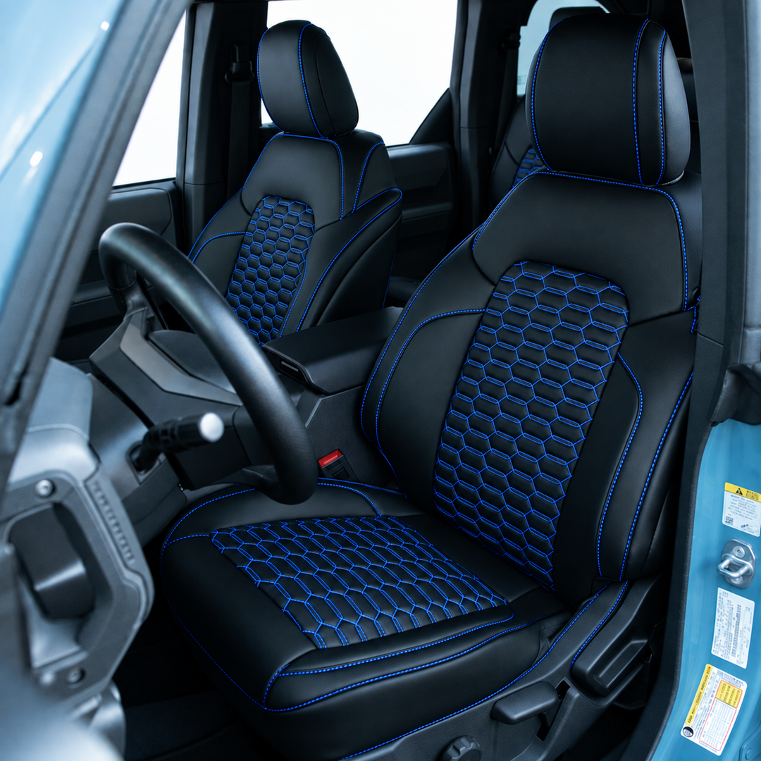 2021+ Ford Bronco Leather Seat Covers(Custom Order)