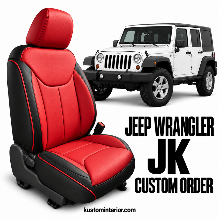 2013-18 Jeep Wrangler JK Custom Leather Seat Covers