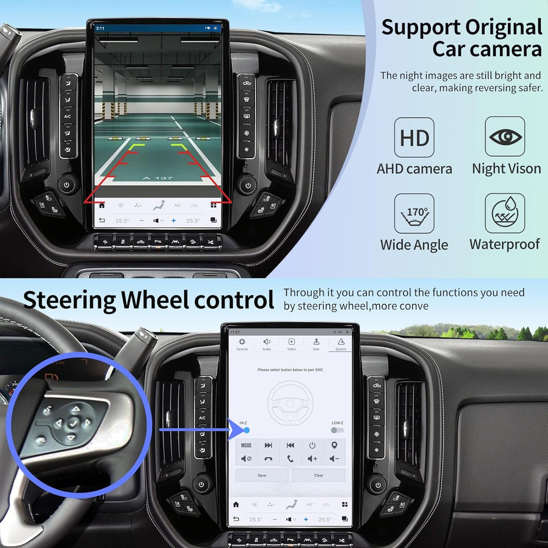 2014-18 Chevrolet Silverado Custom CarPlay Infotainment System