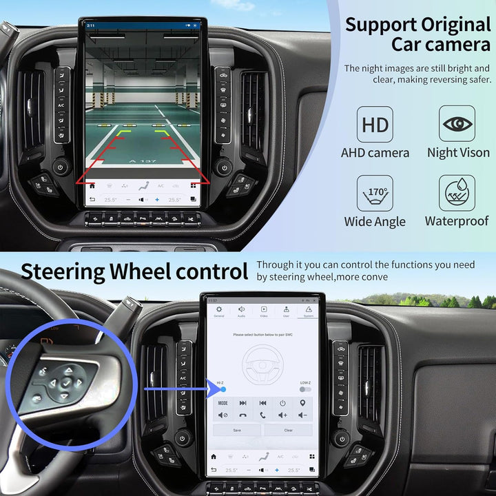 2014-18 Chevrolet Silverado Custom CarPlay Infotainment System